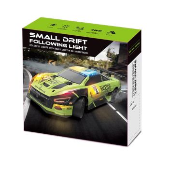 Remote Control 4wd Drift Car with Expulsion Light - Red