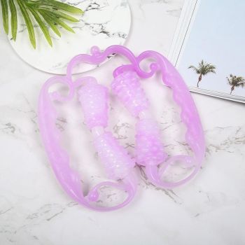 2-Pack Ring Leg Clamp Massager For Yoga & Fitness - Blue