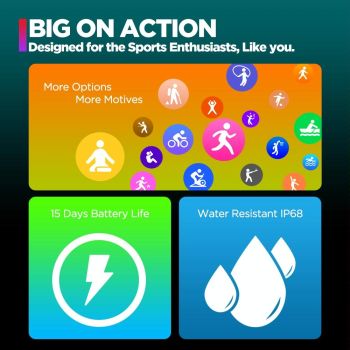 1.86 Inch Colour Display Smart Watch With Voice Calling