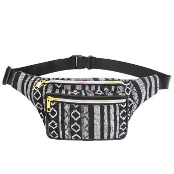 Boho Ethnic Style Waist Bag 34 X 15Cm - Style-A