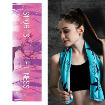 Quick Drying Cooling Towel For Outdoor Sports 100 X 30Cm - Greenery