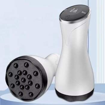 9-Speed Electric Hot Compress Massager For Whole Body Gua Sha - Red