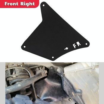 Front Wheel Fender Leather Lining For 03-17 Toyota Prado 2700 4000 Black