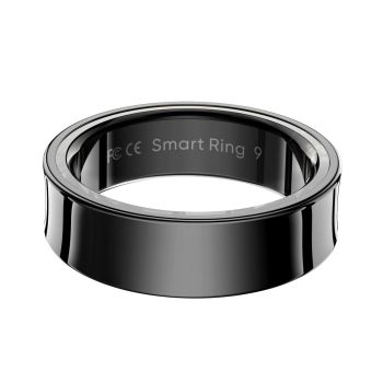 Smart Ring Heart Rate Blood Oxygen Sleep Monitoring Sports Modes - Black