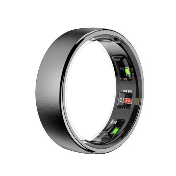Smart Ring R10 Size 12 Heart Rate Blood Oxygen Sleep Sports - Black