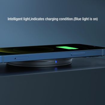 Fast Charging Wireless Charger Portable & Button Design