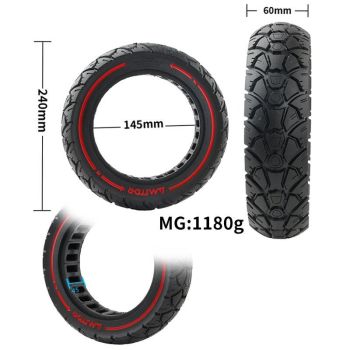 Universal 10 Off-road Scooter Tire with Anti-blast & Shock Absorption