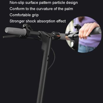 Silicone Handlebar Cover for Ninebot F30 / F40 Electric Scooter - Gray 1 Pair