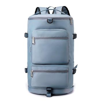 Waterproof Gym Bag - Shoe Compartment Included - Black