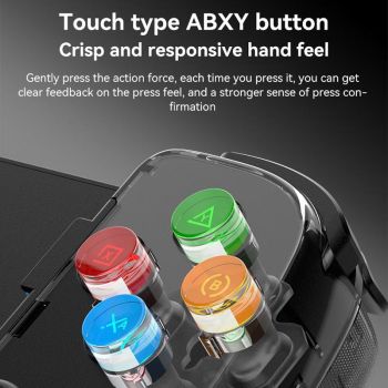 Versatile Retractable Gamepad for Pc / Android / Ios / Win / Mac / Switch - Black