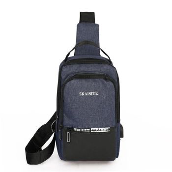 Men Crossbody Bag For Outdoor Sports Leisure - 1-Blue