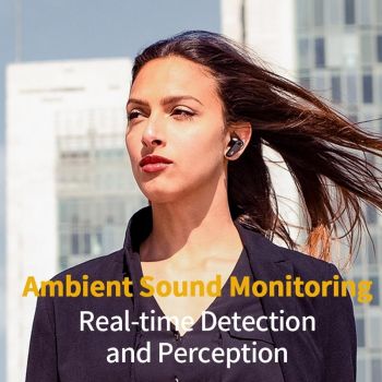 Shadow Black Wireless Bluetooth Earphones - Waterproof and Dustproof