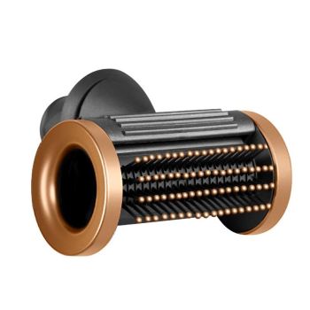 Smooth Flyaway Nozzle for Dyson Hair Dryer - Copper Nickel - Gray