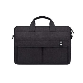 13.3 Inch Laptop Handheld Briefcase Storage Bag - no Shoulder Strap - Black