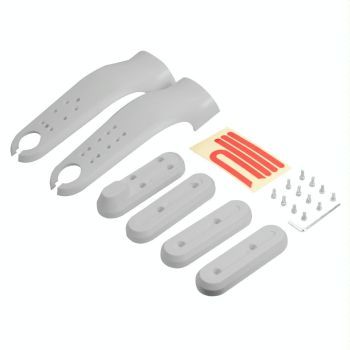 Xiaomi M365 / Pro / 1s Skateboard Front Fork Protection Set with Reflecting Bar - Black