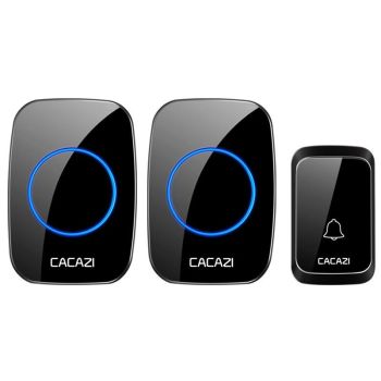 Wireless Waterproof Doorbell Cacazi A06 Dc 1 To 2 Battery Smart Home - White