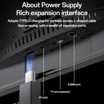 7 Inch Carplay Portable Car Video Navigation - Black