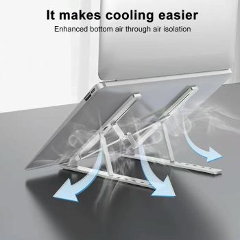 Lenovo Thinkplus Folding Laptop Stand - Silver