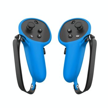 Pair of Silicone Vr Handle Cases for Meta Quest Pro - Black
