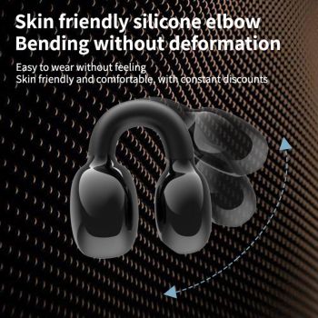 Wireless Sport Earbuds with Comfort Fit - no Ear Pain - Black