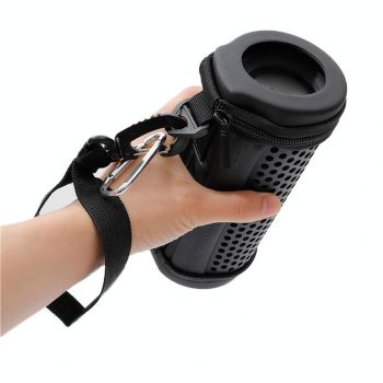 Kaleidoscope Hollow Protective Cover for Jbl Flip 5 Bluetooth Speaker - Black