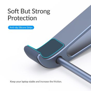 Vertical Laptop Storage Holder - Grey Multi-functional