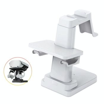 Universal Vr Headset Handle Bracket - Compatible with Pico4 Meta Quest Rift s Htc - Black