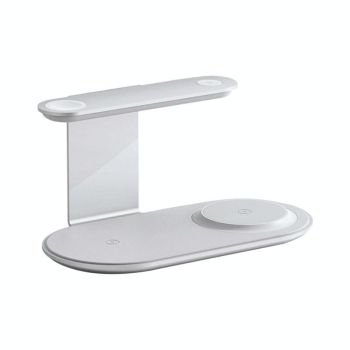 3 In 1 Wireless Charger With Night Light 15W - Black