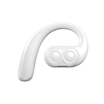 Wireless Dual Speaker On-ear Bluetooth Earphone - Single Ear - Black