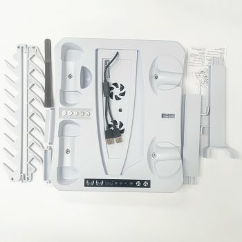 Multifunctional Cooling Base for Ps5 with Vr2 Handle Charging and Disc Storage Stand - White