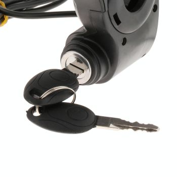 Ev Scooter Disconnect Switch with Digital Display and Keys - Black