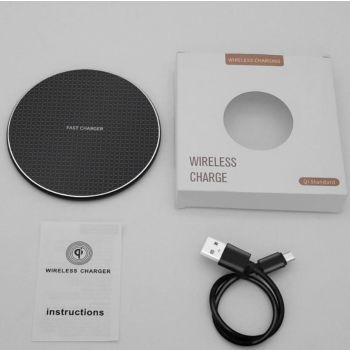 2 Pack Universal 10W Aluminum Wireless Charger With 1M Cable