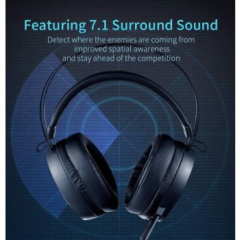 Rgb Gaming Headset With Virtual 7.1 Surround Sound And Noise Reduction