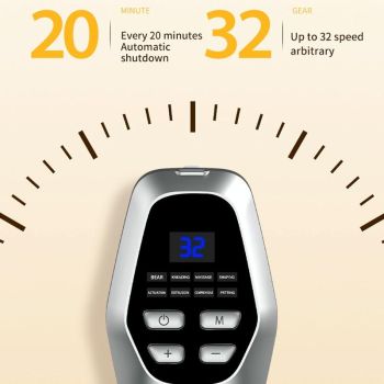 Foldable Ems Foot Massager Pad With Remote Coffee