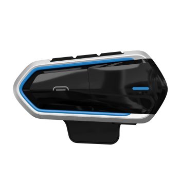Bluetooth Motorcycle Helmet Headset - Low Power 4.2 - Black