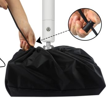 35x35x22cm Durable Oxford Cloth Projection Dust Cover - Black