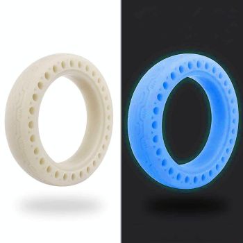 8.5 Inch Shock-absorbing Honeycomb Solid Tire for Xiaomi Mijia M365 - Fluorescent Pattern - Fluorescent Green