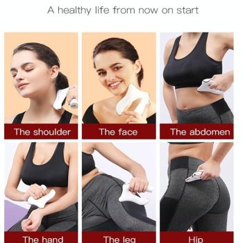 Electric Cervical Spine Massage Knife White