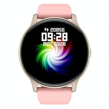 Smart Watch With Heart Rate And Blood Pressure Monitoring - Black