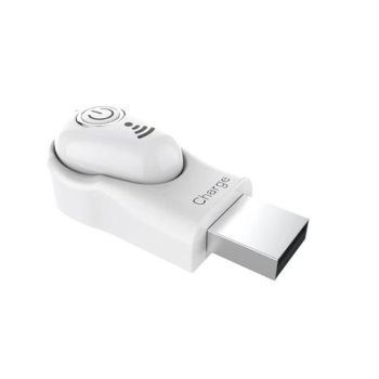 Mini Bluetooth Earphone with Mic - S650 Gen 2 - Black