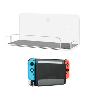 Nintendo Switch Console Wall Mount Storage Rack - Black