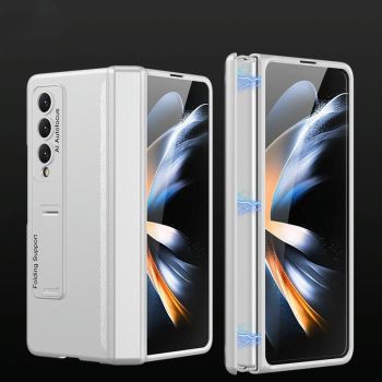 For Samsung Galaxy Z Fold4 5G Foldable Magnetic Hinged Case - Black