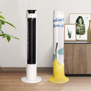 Universal Dust-proof Fan Cover - Size l Vertical - Green Leaf - L