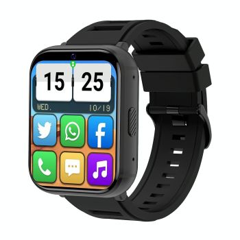 4G Smart Watch With 1.99 Inch Screen Android 9.0 4Gb+64Gb - Black