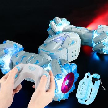 2.4g Dual Rc Torsion Stunt Car with Remote Control - Red