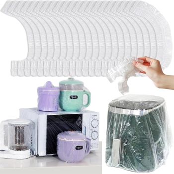 10-pack Disposable Dust Covers for Electric Cooker and Oven - 120x120cm White - 70X80Cm