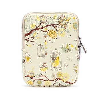 Universal Cartoon Tablet Sleeve Bag - Business Edition - Pink - 7 Inch Vertical