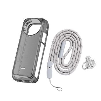 Clear Soft Tpu Protective Case for Insta360 X4 - 1.5mm Thickness - Transperant - With Hand Strap