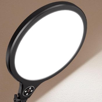 26cm Live Broadcast Beauty Light Bracket - Medium Version & Black Desktop Photography