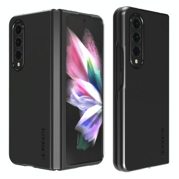 For Samsung Galaxy Z Fold4 5G Leather Shockproof Case - Pink